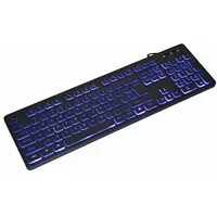 Klaviatūra Gembird 3-Color Backlight Multimedia Keyboard  Kb-Uml3-02 8716309127493