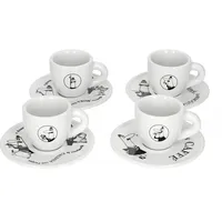 Bialetti Set of 4 cups and saucers 50Ml 700000669  8006363021456 Wszbltkup0001
