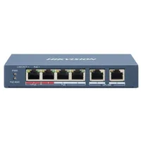 Hikvision Ds-3E0106Hp-E tīkla pārslēgs Nepārvaldīts Fast Ethernet 10/100 Power over Poe Zils  301801345