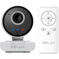 Smart Webcam with Tracking and Built-In Microphone Delux Dc07 White 2Mp 1920X1080P  Dc07-W 6938820450726 032784