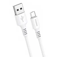 Cable Usb to Micro Foneng, X85 3A Quick Charge, 1M White  6970462518518 045649