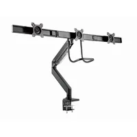 Monitora stiprinājums Gembird Desk Mounted Adjustable Monitor Arm with Notebook Tray Full-Motion  Ma-Da3-03 8716309127691 Mongemmdo0020