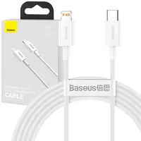 Baseus Superior Series Cable Usb-C to Lightning, 20W, Pd, 2M White  Catlys-C02 6953156205369 026219