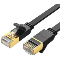 Flat network cable Ugreen Nw106 Ethernet Rj45, Cat.7, Stp, 10M Black 11265B  Kaug11265B 6957303801459