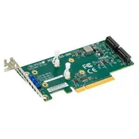 Low Profile Pcie Riser Card supports 2 M.2 Module Retail  989901012390-1