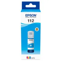 Oem Epson 112 Ecotank Pigment Cyan ink bottle  C13T06C24A