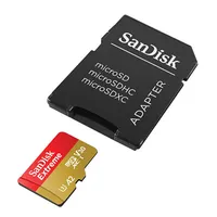 Memory card Sandisk Extreme microSDXC 128 Gb 190/ 90 Mb/ s Uhs-I U3 Sdsqxaa-128G-Gn6Ma  035922279954