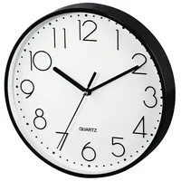 Wall clock Hama Pg-220 low-noise black  Quhamze00186343 4047443412232 186343