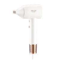 Adler Hair Dryer  Superspeed Ad 2272 1800 W Number of temperature settings 3 Ionic function White 5905575901422