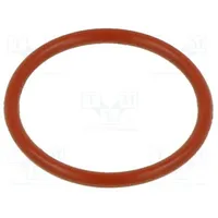 O-Ring gasket silicone Thk 2.4Mm Øint 5.3Mm red -60160C  O-5.3X2.4-Si-Rd 01 0005.30X 2.4 Oring 70Si Red