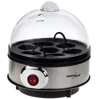 Greenblue automatic egg cooker, 400W power, up to 7 eggs, measuring cup, 220-240V, 50 Hz, Gb572  5902211133278 Agdgrbjaj0002