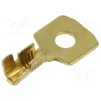 Tip ring M4 12.5Mm2 crimped for cable straight brass bulk  3842.06.00.9