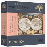 Trefl Koka puzle - Seno laiku pasaules karte, 1000Gb  20144T 5900511201444