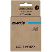 Actis Kb-1100C ink Replacement for Brother Lc1100C/Lc980C Standard 19 ml cyan  5901452143596 Expacsabr0002