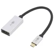Adapter Hdmi 2.1 socket,USB C plug gold-plated 0.15M  Usbc-Hdmi/F-0.15 60194