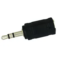 Adapter Jack 2.5Mm socket,Jack 3.5Mm plug black  Ca1102