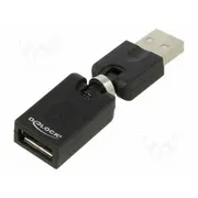 Adapter Usb 2.0 A socket,USB plug movable 360  Delock-65260 65260