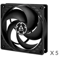 Arctic P12 with Pwm Pst Pressure-Optimised Fans, 4-Pin, 120Mm, black, 5Pcs  Acfan00137A 4895213701624