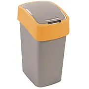 Atkritumu spainis Flip Bin 9L sudraba/dzeltens  0802170535 3253922170086