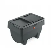 Atkritumu tvertne OumlKomini S / 4L pelēka  034300100 4007126242532