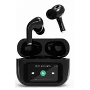 Austiņas Gembird Bt Tws with Lcd display and Active Noise Cancelling Black  Tws-Lcd-Anc-01-Bk 8716309132015