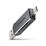 Axagon Mobile Usb 3.2 Gen 1 Mini card reader with Usb-C and Usb-A connectors  Cre-Dac 8595247907134