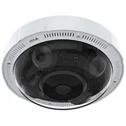 Axis P3738-Ple - Netzwerk-Panoramakamera Kuppel Außenbereich Vandalismussicher / Wetterbeständig Farbe TagNacht 4 x 2 Mp 3840 2160 feste Irisblende verschiedene Brennweiten Audio Gbe H.264, H.265, Mjpeg, Avc, Hevc, Mpeg-4 P  02635-001 7331021080645 452953