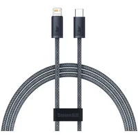 Baseus cable for iPhone Usb Type C - Lightning 1M, Power Delivery 20W gray Cald000016  6932172605834