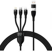 Baseus Flash Series Ii Usb Type C  A cable - Lightning micro 100 W 1.5 m black Cass030201 6932172608774
