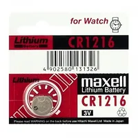 Bat1216.Mx1 Cr1216 baterijas 3V Maxell litija iepakojumā 1 gb.  3100000527716