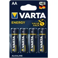 Bataa.alk.ve4 Lr6/Aa baterijas Varta Energy Alkaline Mn1500/4106 iepakojuma 4 gb.  3100000593971