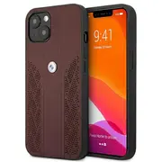 Bmw Bmhcp13Mrsppr Back Case Aizmugurējais Ādas Apvalks Telefonam Apple iPhone 13 Sarkans  3666339021863
