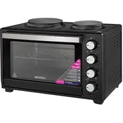 Brock Cepeškrāsns ar sildvirsmām  48L 2000W To 4802 Bk 4752131002267