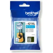 Brother Lc-421Xlc tintes kārtridžs 1 pcs Oriģināls Augsta Xl produktivitāte Tirkīzzils  Lc421Xlc 4977766810418