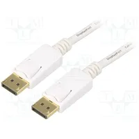 Cable Display Port 1.8M/White Cc-Dp2-6-W Gembird  8716309129343