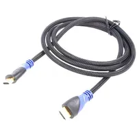 Cable Hdmi 1.4 plug,both sides Len 1.5M black 30Awg  Savkabelcl-02