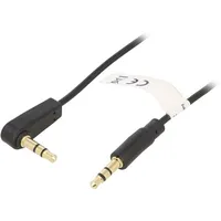 Cable Jack 3.5Mm 3Pin plug,Jack angled plug 1M  Avk-185-100Bk 67783
