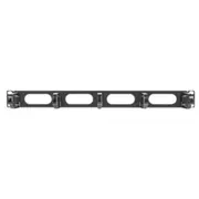 Cable organizer 1U black Standard 19  Ak-1205-B Z24421