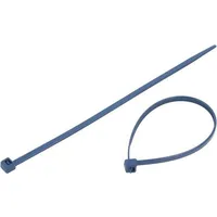 Cable tie with metal L 150Mm W 3.6Mm polyamide 180N blue  Bmbx1536
