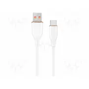 Cable Cablexpert Usb 2.0 A plug,USB C plug 1.5M white  Cc-Usb2S-Amcm1.5W Cc-Usb2S-Amcm-1.5M-W