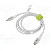 Cable Usb 2.0 C plug,both sides 1M white 0.48Gbps 60W 3A  Goobay-70193 70193