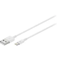 Cable Usb 2.0 Apple Lightning plug,USB A plug 3M white  Usb-Light/3.0Wh 72909