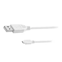 Cable Usb 2.0 A plug,USB B micro plug 0.3M white Core Cu  Usb-Micbm-0.3 96191