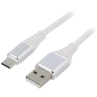 Cable Usb 2.0 A plug,USB C plug gold-plated 2M white  Cc-Usb2B-Amcm-2Bw2 Cc-Usb2B-Amcm-2M-Bw2