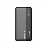 Canyon Power Bank Pb-240, 25000Mah Pd140W display power bank,Size160.0x82x27 mm Weight 508-10G, Dark Grey  Cns-Cpb240 5291485018061