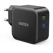Choetech Q6006 tīkla lādētājs  61W Gan, Pd Usb-C melns Choetechq6006Ganpd61Wtype-Cminichargerblack 6971824975536 85044030