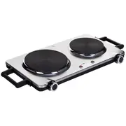 Clatronic Dkp 3668 E Black,Stainless steel Countertop Sealed plate 2 zones  4006160717228 Agdclaktu0008