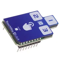 Click board prototype Comp Cap1293 3.3Vdc,5Vdc  Mikroe-2965 Touch Key 4