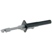 Clip-On probe with puncturing point 10A black 4Mm Ø  Ax-Cp-03-B