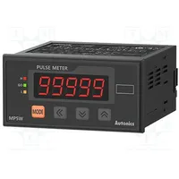 Counter electronical Led pulses/speed/time 100240Vac  Mp5W-44